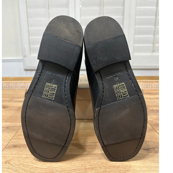 Free People Easton Equestrian Ankle Boot Black Leather Upper Size 9 US 40 EU NIB - Picture 14 of 16